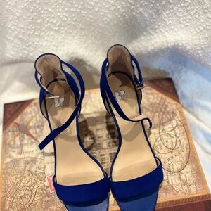 BP Women's Vibrant Blue Heeled Sandals